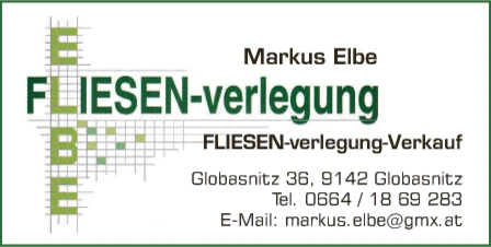 Print-Anzeige von: Elbe, Markus, Fliesenverlegung Print-Anzeige von: Elbe, Markus, Fliesenverlegung