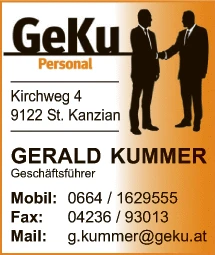 Print-Anzeige von: GeKu Personal, Personalvermittlung