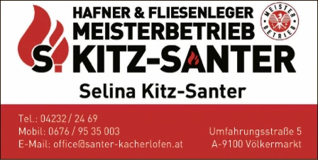 Print-Anzeige von: Santer, Selina, Hafnermeisterin