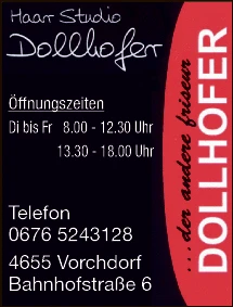 Print-Anzeige von: Dollhofer, Sebastian, Friseur
