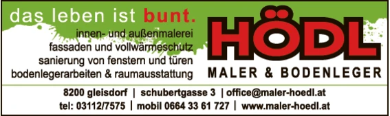 Print-Anzeige von: Hödl, Josef, Malereibetrieb