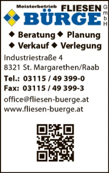 Print-Anzeige von: Fliesen Bürge GmbH