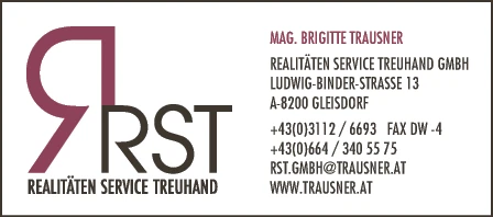 Print-Anzeige von: RST Realitäten-Service-Treuhand GmbH, Immobilien