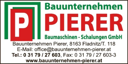 Print-Anzeige von: Pierer Bauunternehmen