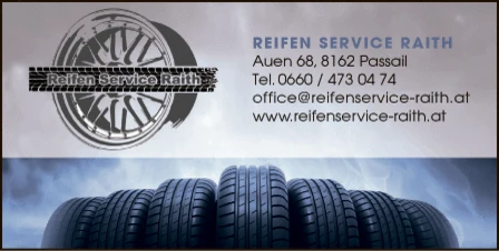 Print-Anzeige von: RSR Reifen Service Raith, Reifenhandel