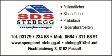 Print-Anzeige von: Stebegg, Franz jun., Spenglereien