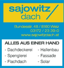 Print-Anzeige von: Sajowitz Viktor GmbH, Dachdeckerei