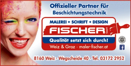 Print-Anzeige von: Fischer GmbH, Malerei