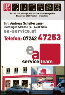 Print-Anzeige von: EA Service Scheiterbauer Andreas, Elektrohandel