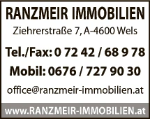 Print-Anzeige von: Ranzmeir, Roland, Immobilienmakler