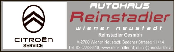 Print-Anzeige von: Reinstadler Citroen GesmbH Autohandel und KFZ-Werkstätte Print-Anzeige von: Reinstadler Citroen GesmbH Autohandel und KFZ-Werkstätte