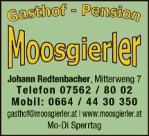 Print-Anzeige von: Redtenbacher, Johann, Gasthof