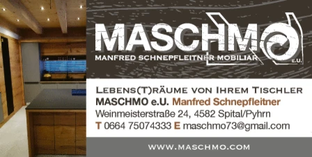 Print-Anzeige von: Schnepfleitner, Manfred, Tischler