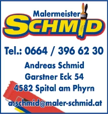 Print-Anzeige von: Schmid, Andreas, Malermeister