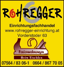Print-Anzeige von: Rohregger, Ingrid, Einrichtungsfachhandel