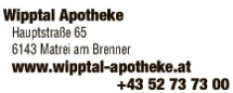 Print-Anzeige von: Wipptal-Apotheke Mag. pharm. Elisabeth Sterlacci e.U., Apotheke