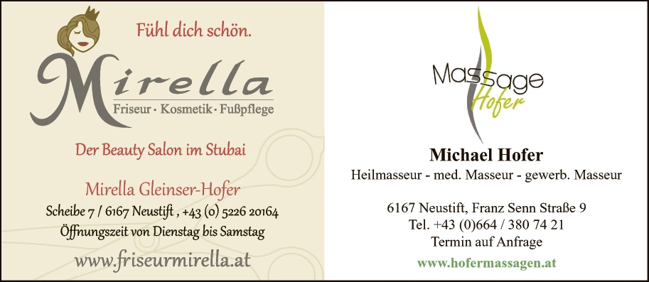 Print-Anzeige von: Gleinser, Mirella, Friseure