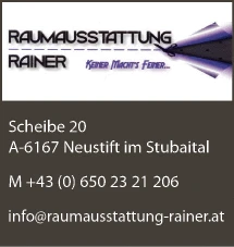 Print-Anzeige von: Raumausstattung Rainer, Johannes