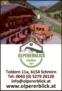 Print-Anzeige von: Gasthaus Olpererblick