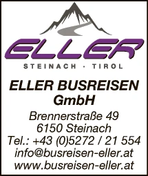 Print-Anzeige von: Eller, Michael, Reisebus und Mietwagen