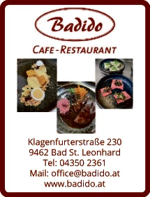 Print-Anzeige von: Cafe - Restaurant Badido
