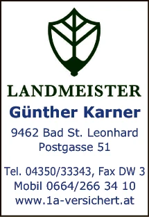 Print-Anzeige von: Karner, Günther, Versicherungsmakler