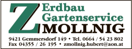 Print-Anzeige von: Zmollnig, Hubert, Garten- u Landschaftsgestaltung