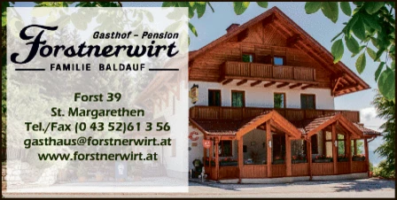 Print-Anzeige von: Baldauf, Christian, Gasthof-Pension