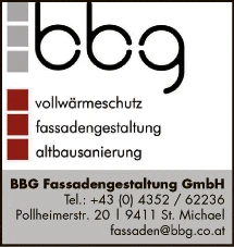 Print-Anzeige von: BBG Fassadengestaltung GmbH, Fassaden