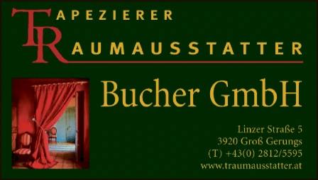 Print-Anzeige von: Bucher, Andreas, Raumausstatter