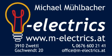 Print-Anzeige von: M - electrics