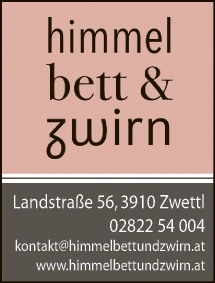 Print-Anzeige von: Penz, Daniela, Textilwaren