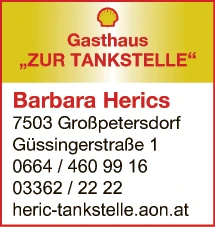 Print-Anzeige von: Gasthaus zur Tankstelle Print-Anzeige von: Gasthaus zur Tankstelle