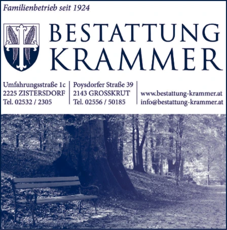 Print-Anzeige von: Bestattung Hermann Krammer GmbH