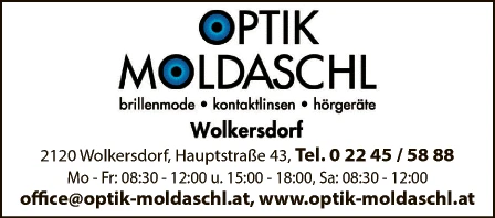 Print-Anzeige von: Optik Moldaschl Print-Anzeige von: Optik Moldaschl