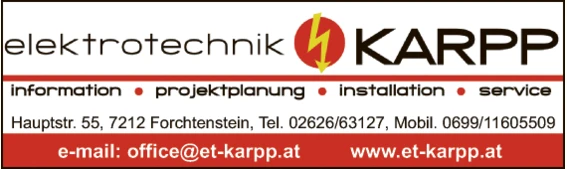 Print-Anzeige von: Elektrotechnik Karpp