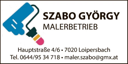 Print-Anzeige von: Malerbetrieb Szabo 