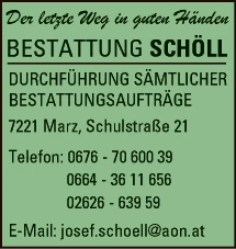 Print-Anzeige von: Schöll, Josef Franz Print-Anzeige von: Schöll, Josef Franz