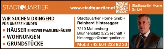 Print-Anzeige von: Stadtquartier Home GmbH