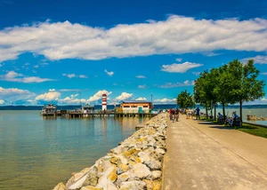Radfahren am Neusiedlersee | Blick auf den Neusiedlersee Radfahren am Neusiedlersee | Blick auf den Neusiedlersee