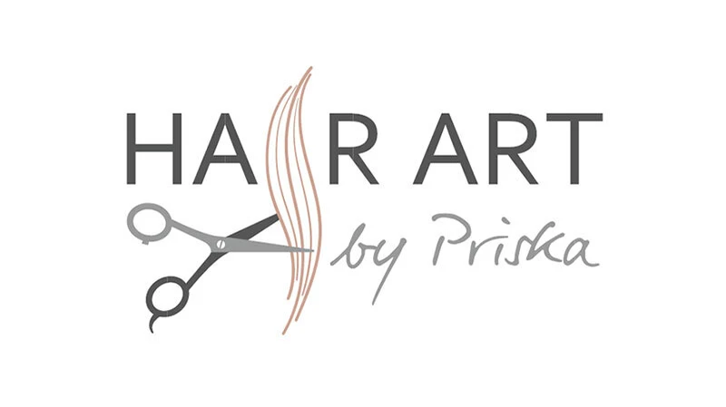 Logo Hairart by Priska Logo Hairart by Priska