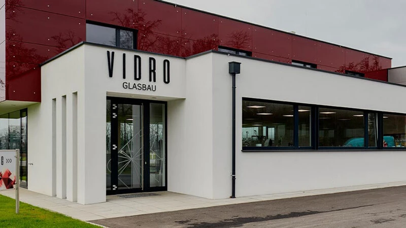 Firmensitz von VIDRO Glasbau