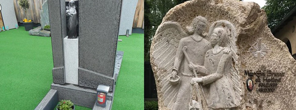 Individuelle Grabsteine von Steinbildhauer Martin Schwienbacher