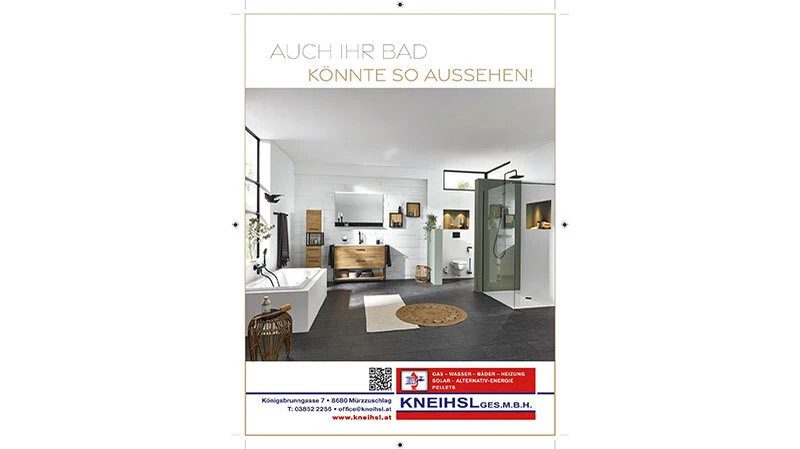Anzeige der Ludwig Kneihsl GmbH - So könnte Ihr Bad aussehen